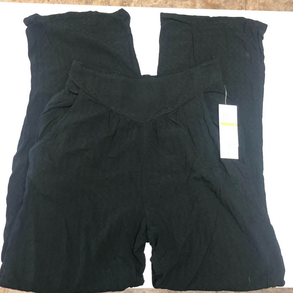 Kingston Grey Black Boho Rayon Soft Pants
